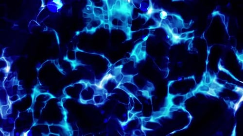 Abstract Blue And Black Swirling Pattern