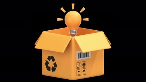 product idea 3D Animation, Alpha Channel, Transparent Background