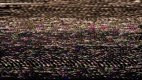 Static Noise Signal Distortion Glitch