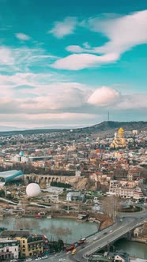 Tbilisi Georgia Elevated Top Scenic