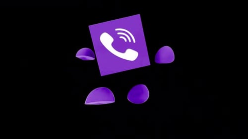 3D Loopable Icon Character Viber