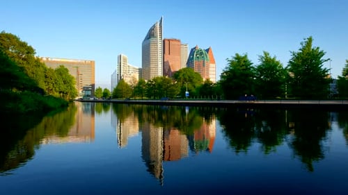 Skyscrapers in The Hague Netherlands