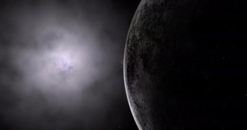 Triton im Weltraum