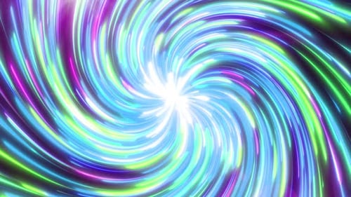 Neon Light Lines 4K tunnel vj loop background