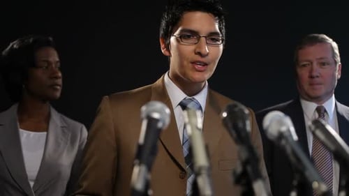 Panel of Speakers Announce News at Press Conference