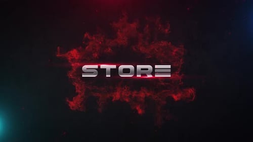 Store 4K Text Animation