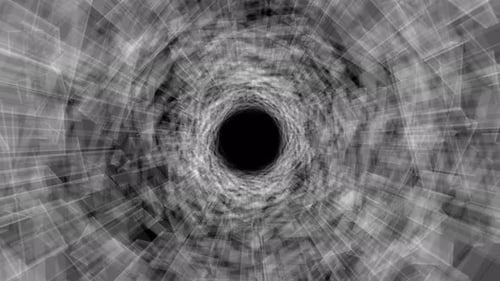 White Hypnotic Black Hole Background Vj Loop In 4K