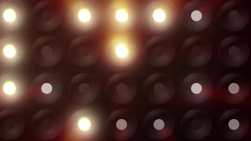 Dynamic Flashing Stage Lights Animation for Events and Concerts