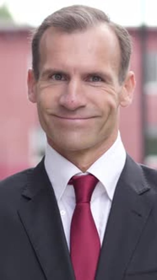 Business Man Smiling Portrait