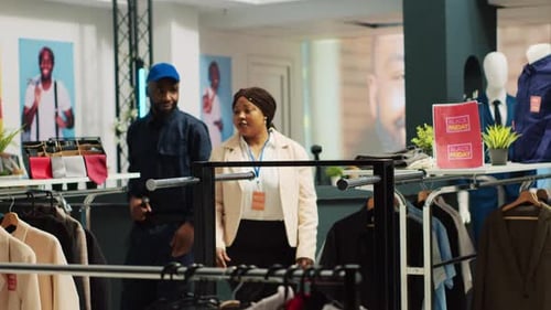 Store Employees Trying to Stop Clients