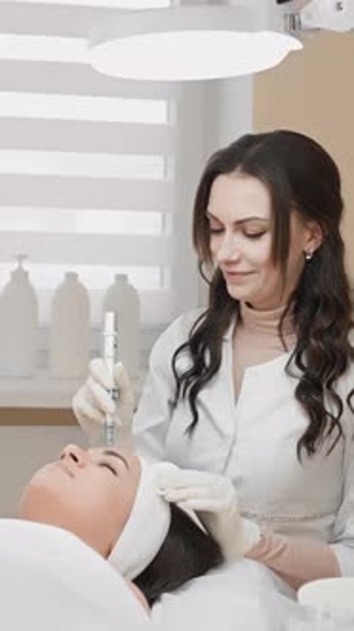 Experience a Toptier Cosmetic Procedure at a Contemporary Cosmetology Clinic Where a Professional