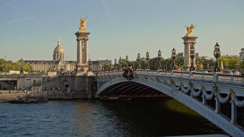 Alexander III Bridge in Paris France