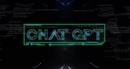 Futuristic Digital Code and Data Glitch Text Reveal