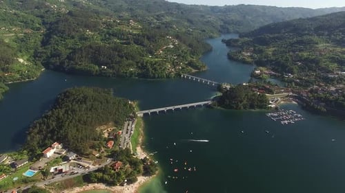 O parque nacional português da Peneda Gerês.