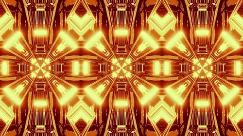 Glowing Digital Tunnel