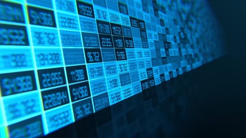 Financial concept. Share price. Market share.