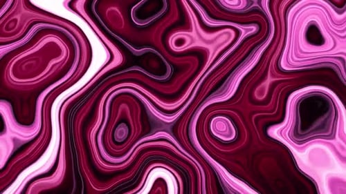 Red Pink Metallic Fluid Background Video