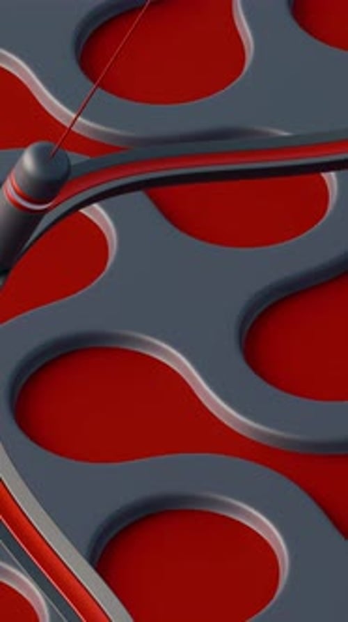 Pendulum Follows Path 3d Rendering