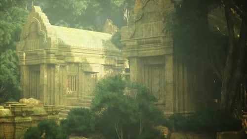 Le site patrimonial présente des détails complexes et des signes de conservation sont clairement visibles