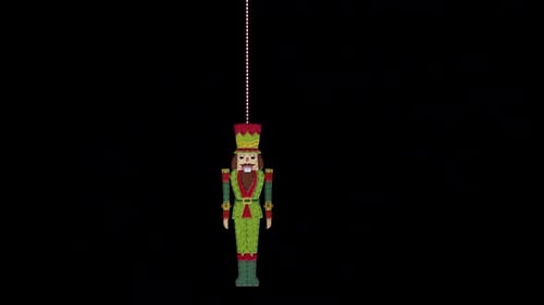 Schaukelnder Nussknacker-Weihnachtsschmuck