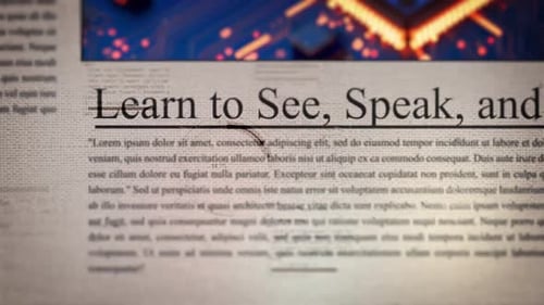 Multimodal Models Learn To See, Speak, And Reason Newspaper Style Headline Titles