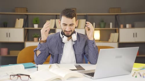 Home office worker rejoices.