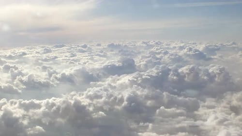 clouds and sun shining brightly, timelapse
