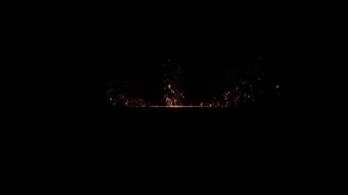 Golden Particle Burst Reveal Animation