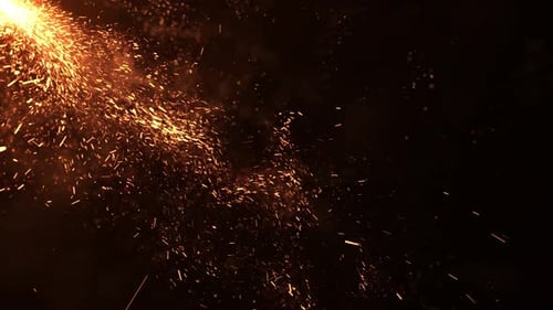 fire particles
