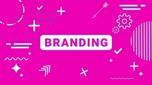 Stylish Informative Infographic Loop Animation, Branding Title Infographic Background Elements