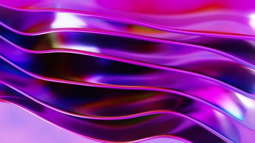 Onda curva holográfica 02 4K