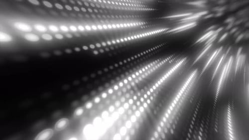 Abstract Digital Light Tunnel Motion Background