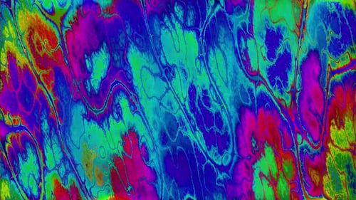 Animação de fundo RGB de ruído de turbulência | 4k