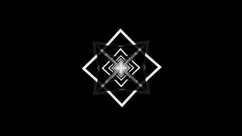 Unendliche Bewegung mit geometrischem Muster, Endlosschlei