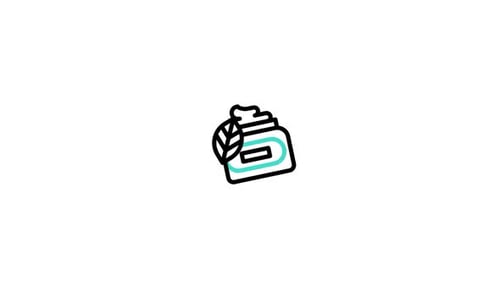 Animiertes Organiclabel Symbol