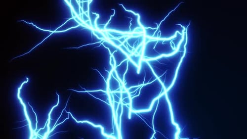 growth of neural connections. animation concept on the theme of artificial intelligence