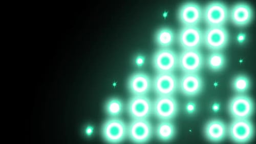 Mysterious glowing orbs dance in dark space with subtle sparkle