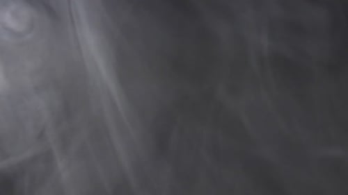 Steam on Black Background Abstract