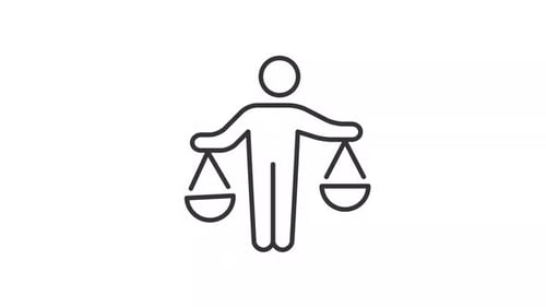 Right to equality before law line animation