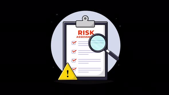 Risk Assessment Concept Animation Video - Transparent, Backgrounds ...