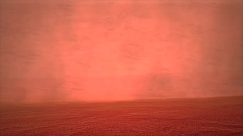 Desert Landscape Under Heavy Storm 02