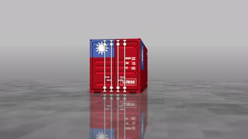 Taiwan export cargo containers terminal loop