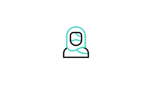 Arab Woman Animated Icon