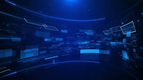 Cyber-Space-Umgebung | Datenmatrix-UI | Modernste digitale dynamische, immersive Anzeige von Verbindungen