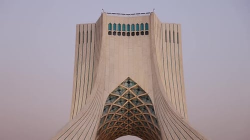 The Azadi Tower is a Symbol of Freedom in Iran the Main Symbol of Iran's Capital MS ZI LA Azadi