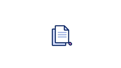 Animated Icon for Document Search and Review Process