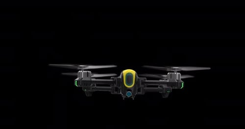 3D Drone Transition Animation