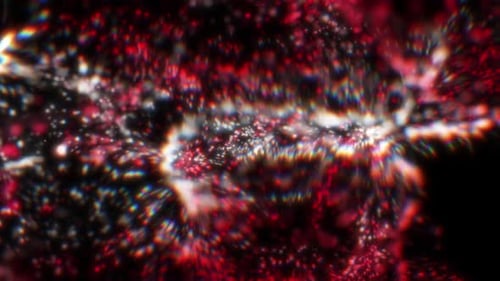 Glitzernde Weihnachtspartikel