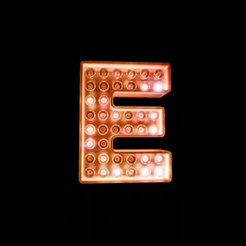 Buchstabe E — Leichtes Alphabet