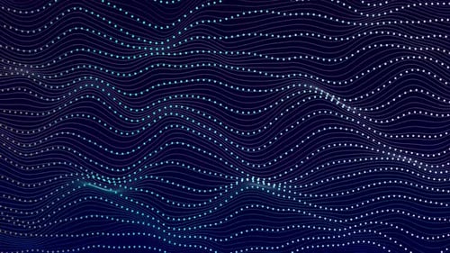 Abstract dynamic particle wave of lines. Futuristic glowing particle lines digital background Vd 109
